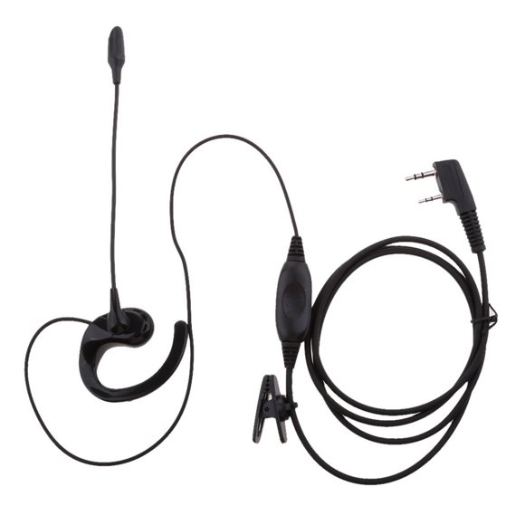 Auricular de Gancho de Oído Sunnimix Alambre de Audio Reemplazo de Micrófono para DIY