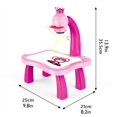 thumbnail image 3 of CHOK Black and Friday Toys 2024 Child Smart Projector Desk with & Music Learning Painting Machine Toy 5ML, 3 of 6