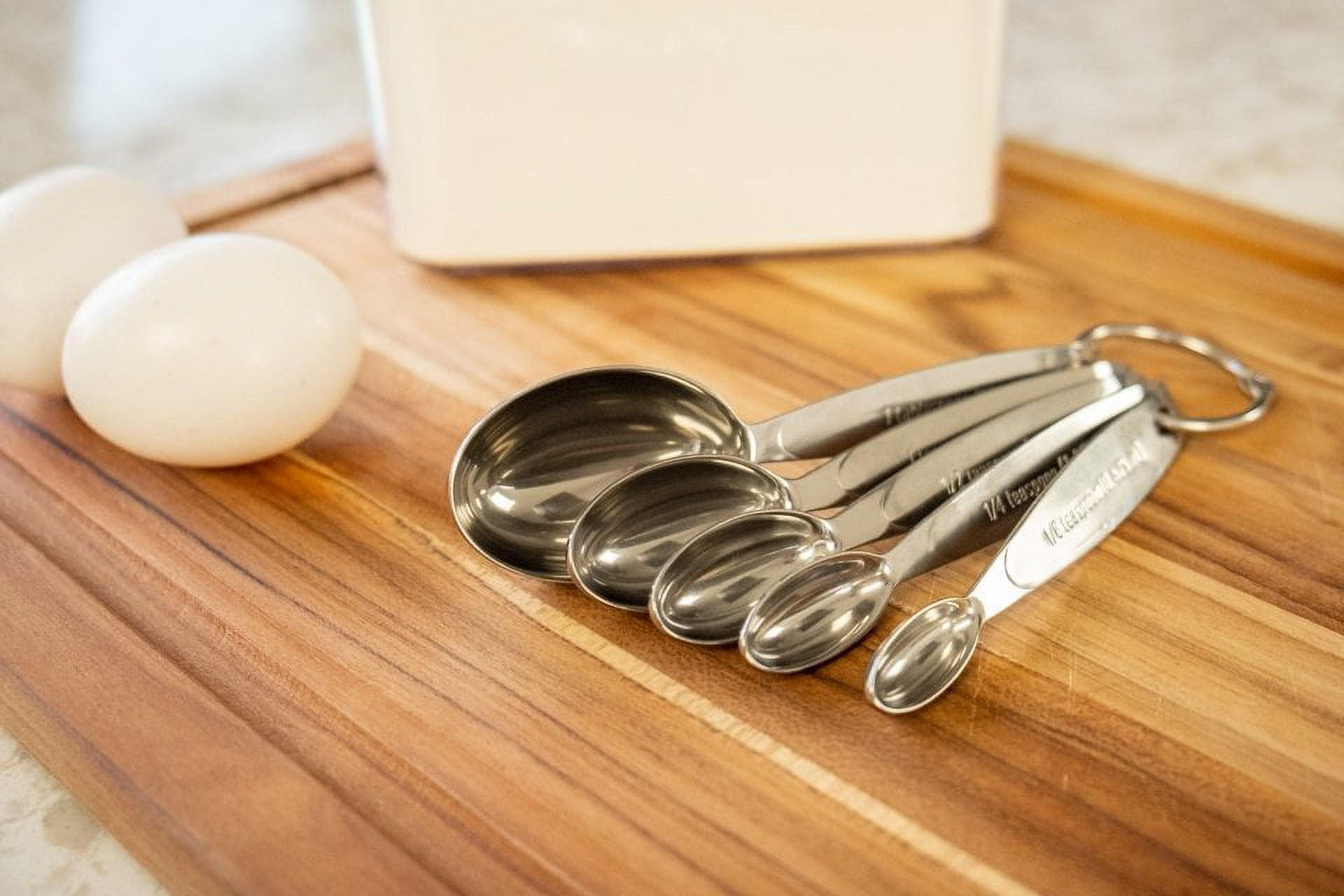 Measuring Spoons Odd-Sizes Stainless Steel 5-Piece Set, Cuisipro