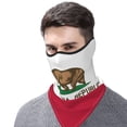 thumbnail image 7 of Sun Protection Face Mask Neck Gaiter Windproof Scarf California Flag Sunscreen Breathable Bandana Balaclava For Sport Outdoor, 7 of 7