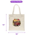 thumbnail image 5 of Be My Valentine's Australian Shepherd Truck Full of Love Flower Balloon Canvas Tote Bag Aussie Dog Lover Gifts Reusable Shopping Grocery Bag - 02029, 5 of 5