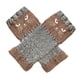 thumbnail image 5 of Guantes sin dedos de manga larga para muñecas, mitones de punto para invierno, calentadores de muñecas de punto Caqui, 5 of 9