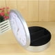 thumbnail image 3 of reloj de pared sin pilas, con caja de almacenamiento, para el hogar, sala de estar y oficina (plateado)., 3 of 5