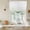 Sage Green, variant on Grey Ombre Tie Up Curtains for Windows, Adjustable Balloon Window Shades, Aesthetics Contemporary Luxury Abstract Art Kitchen Window Treatments Adjustable Roll Up Curtain for Basement/Nursery 52"x45"