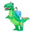 thumbnail image 2 of Disfraz de dinosaurio inflable, ropa divertida, vestido elegante para regalos de fiesta, suministros , Niños, 2 of 8