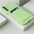 thumbnail image 7 of Compatible with Samsung Galaxy A14 5G Case with Card Holder Shockproof Phone Cases for Samsung A14 5G Anti-Scratch Silicone TPU Protective Case (Green), 7 of 7