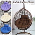 thumbnail image 2 of Funda de cojín para silla de columpio colgante, funda de almohada desmontable redonda de Papasan sin relleno para el hogar, Patio y salas de estar, S/L Fivean unisex, 2 of 2