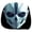 Cyan Ritual Skull Printed Head Rest Protector#10, variant on Flaming Fire Skull Covers for Cars, 4 Pcs Scary & Funny Cartoon Car Headrest Covers, Spooky Creepy Halloween Auto Head Rest Protector with Ghost Face Mask Design, for Vehicle Truck SUV