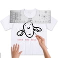 thumbnail image 2 of Zootealy T-Shirt Alignment Ruler Craft Ruler Acrylic T-Shirt Measuring Tool Transparent for Making Fashion Center Design 16*5in, 2 of 7