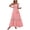 Watermelon Red, variant on Summer Dresses for Women Boho Beach Sundress Square Neck Ruffle Sleeve Flowy A-Line Smocked Elastic Waist Lace Pleated Midi Maxi Dress, Mint Green L