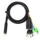 thumbnail image 1 of 1Pcs 60Cm E-Bike 9Pin Motor Convert Cable de ExtensióN a Prueba Agua Conector para Motores Cubo Rueda Trasera Delantera, 1 of 5