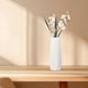 thumbnail image 5 of Jarrón de plástico esmaltado para arreglos florales | Decoración para sala y mueble de TV | Maceta para flores secas | Rosa, blanco y verde, 5 of 6
