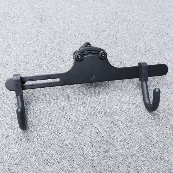 KONTONTY Bike Wall Mount Rack 1Set Rubber Coating Horizontal Storage for Home Use Garage Bicycle