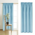 thumbnail image 4 of Fmbmuo Window Curtains 53x41 Inch Thermal Insulation Blue Blackout Decor Rod Pocket Polyester Scandinavian Curtain Sets for Living Room Windows, 4 of 4