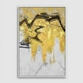 thumbnail image 3 of wall26 Framed Canvas Wall Art for Living Room, Bedroom Gold Palette Abstract Painting IX Canvas Prints for Home Decoration Ready to Hang - 24x36 inches, 3 of 4