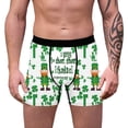 thumbnail image 2 of Jinhomg St. Patrick's Day Mens Underwear Soft Comfy Cotton Boxer Briefs 2026 Trendy Shamrock Cover Graphic Boxers Male Holiday Gifts Green,XXXL, 2 of 6
