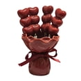thumbnail image 3 of DOLITY Fruit Fork with Holder Ceramic Storage Jar Creative Salad Forks Set for Cake Red Jar, 3 of 9