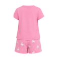 thumbnail image 3 of Pijama Simply Basic para Bebé, Playera-Short Rosa Talla 3, 2Piezas, 3 of 4