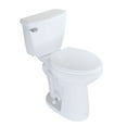 thumbnail image 2 of WinZo WZ5888S 20 Inch Tall Two Piece Toilet Elongated For Seniors, Tall and Disabled Person White, 2 of 5