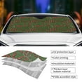 thumbnail image 4 of Kdxio Red Snake Print Front Windshield Sun Shade,Folding Auto Sunshade for Car Truck SUV-Small, 4 of 7