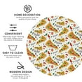 thumbnail image 2 of Disketp Pizza Slices Funny Coasters,6 Pcs Leather Coasters with Holder, Perfect Housewarming Hostess Gifts,Protect Furniture from Water Marks Scratch and Damage, 2 of 5