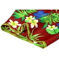 thumbnail image 6 of HAPPY BAY Men's Hawaiian Tropical Floral Beach Shirts Casual Short Sleeve Shirts Button Down Shirt for Men XS Botanical, Red, 6 of 7