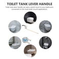 thumbnail image 4 of Miangastore 1 Set Toilet Flapper Replacement Kit Toilet Handle Tank Flush Lever Toilet Replacement Part, 4 of 9