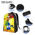 thumbnail image 5 of Woody Woodpecker Backpacks Fashion Lightweight School Laptop Bag Cute Cartoon Durable Bookbag Rucksack for Travel Hiking, 5 of 8
