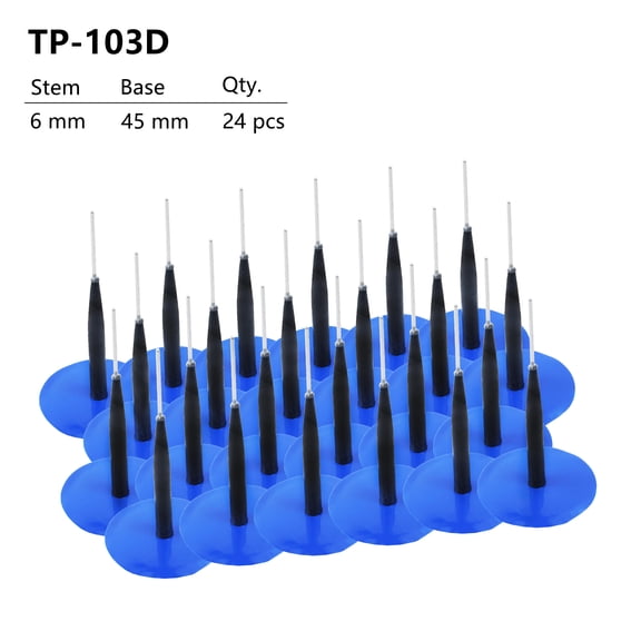 Zerint TP-103D Combination Repair Unit, Tire Repair Patch Plug 1/4" x 1 3/4" dipped stem 24 pcs