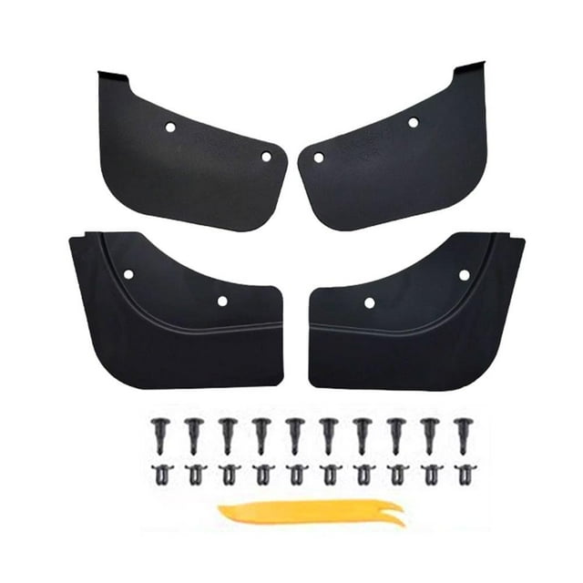 Car Mudguards for 2021-2025 Models, TPE Material Black 4pcs/Set, Easy Installation No Drilling Needed, Perfect Fit High Quality