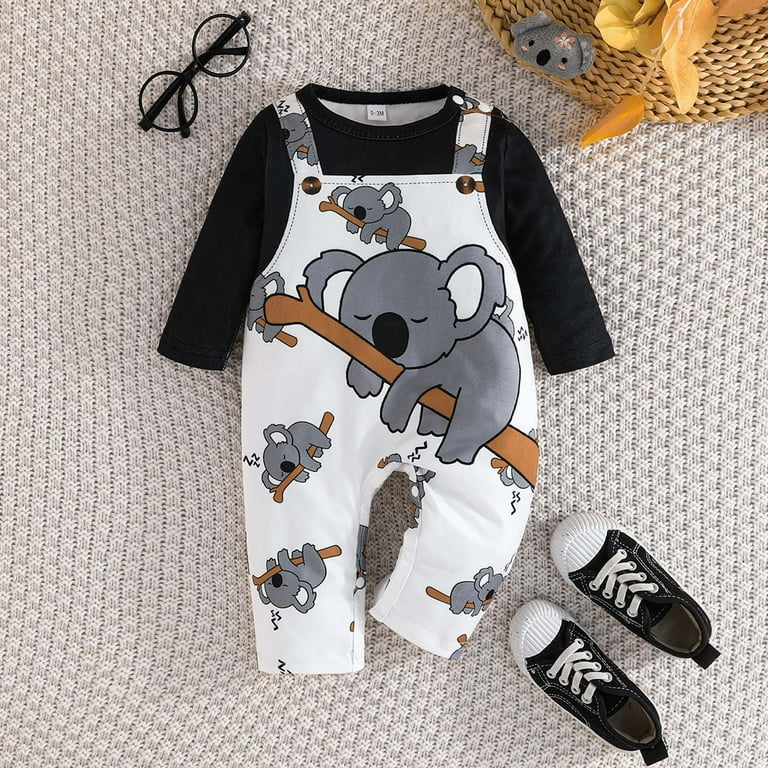 Gelikeya Romper Baby Boy Girl Clothes Summer Jumpsuit Koala Baby