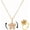 pink set, variant on Necklace for Women Gold Flower Fidget Necklace Rotatable Crystal Silver Blossom Pendant Necklaces Adjustable Spinning Fidget Necklaces Redbud Flower Choker Funny Gift Jewelry