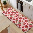 thumbnail image 5 of Red Strawberry Plants Fruit Pink Pattern Kitchen Rug Mat,Kitchen Runner Rugs Non Skid Washable,Decorative Kitchen Floor Mats for Kitchen,Sink,Laundry,17"x47.2", 5 of 7