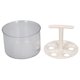 thumbnail image 1 of M Buder Máquina Manual para Hacer Albóndigas Herramienta de Cocina Extruida 5 Bolas Molde Blanco 14 cm / 5.5 inches, 1 of 5