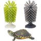 thumbnail image 1 of wonima11 Turtle Scrub Back Brush Shell Cleaning Brush Red Eared Slider Turtle Exfoliate Brush Tank Suction Cup Brush for Remove Turtle Shell Scutes (Green+Grey), 1 of 1