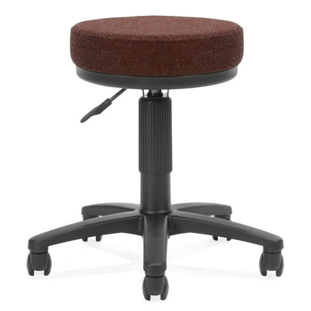 Fabric Utility Stool Ofminc Office Furniture 250 Lbs Capacity Seat Height Adjustable Vinyl Upholstery Burgundy Fabric Utility Stool ()
