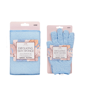 Cala Spa Solution Exfoliating & Cleansing Bath Set (Light Blue)