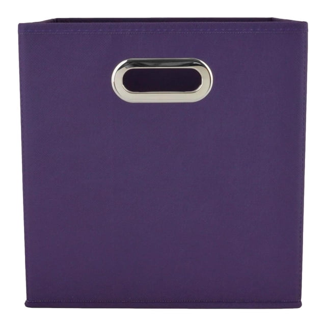 Gaveta Cubo Plegable Home Home Morada 27X27X28 Cm