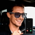 thumbnail image 3 of Gafas Inteligentes con Audio Bluetooth para música, llamadas, protección UV, Negro, 3 of 3