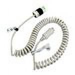 Ergotron North America Coiled Power Extension Cable 8 ft, Gray