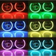 thumbnail image 4 of v2. RGB Multi-Color 96-LED Angel Eye Halo Rings w/Lens Covers w/Adjustable Setting For BMW E36 E46 E38 E39 3 5 7 Series, 4 of 9