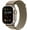 Olive, variant on Restored Apple Watch Ultra 2 GPS + Cellular 49mm Titanium Case with Olive Alpine Loop Small, 1 Pack