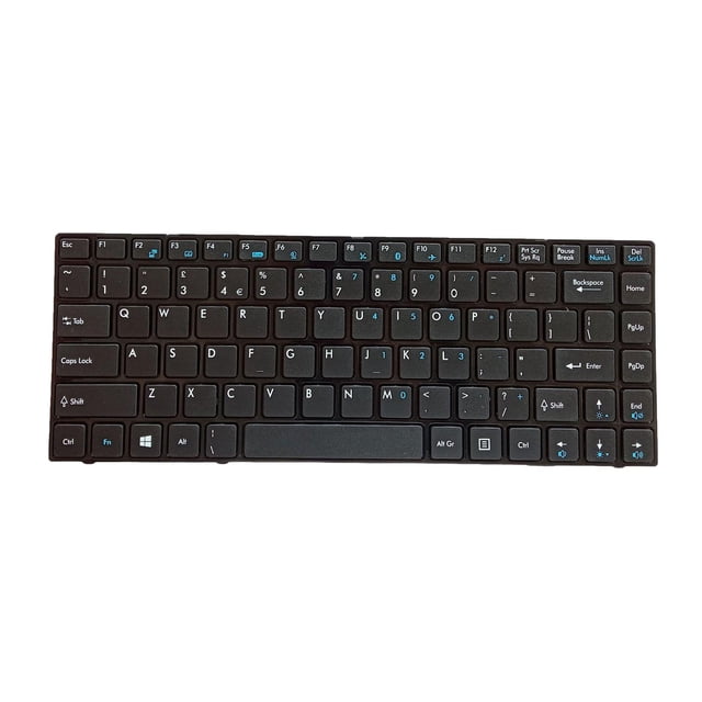 Teclado de computadora portátil perfke Diseño EE. UU. para MSI CR420 CR400 x370 CR460