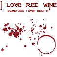 thumbnail image 3 of CafePress - I Love Red Wine Sometimes I W White T Shirt - Men's White Classic Cotton T-Shirts, 3 of 4