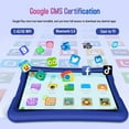 thumbnail image 4 of Kids Tablet, 10.1 Inch Android Toddler Tablet with Case, 4GB RAM 64GB ROM 1TB Expand, 15-hr 8000mAh Battery, Tablet for Kids Ages 3-7 8 10 12 14, WiFi 6, BT 5.0, Parental Controls, Kids Space, 4 of 7