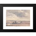 thumbnail image 2 of David Cox 14x11 Black Modern Framed Museum Art Print Titled - On Lancaster Sands, Low Tide (1840s), 2 of 5