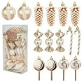 thumbnail image 2 of 15 Pcs Christmas Baubles Christmas Tree Baubles Holiday Decorations Party Decorations Christmas Tree Decorations Pinecones Christmas Baubles, 2 of 4