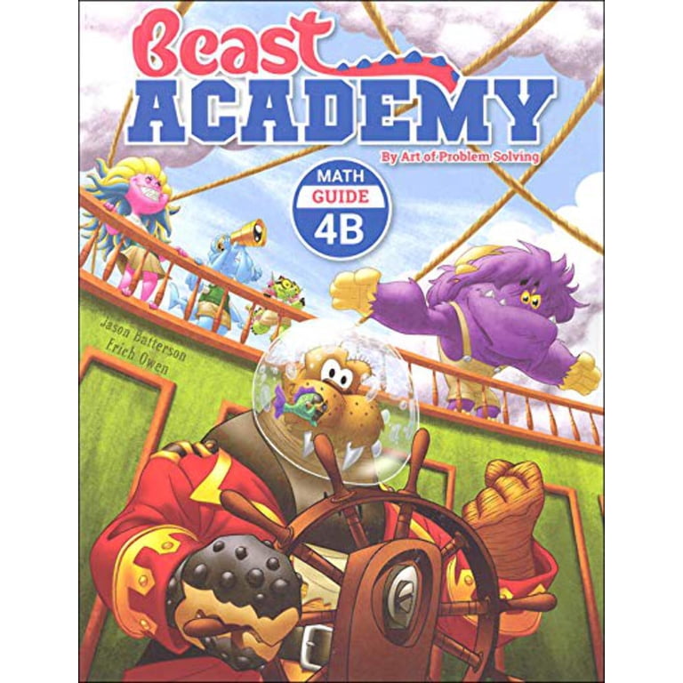 Art of Problem Solving: Beast Academy Grade 4 Complete Books Set