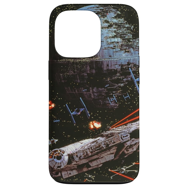 Funda de teléfono STAR WARS Return of the Jedi Death Star II Battle Black para iPhone 13 Pro