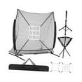 thumbnail image 2 of Almencla Baseball Net 7x7 ft Training Aid with Batting Tee, Carry Bag and Strike Zone, 2 of 8
